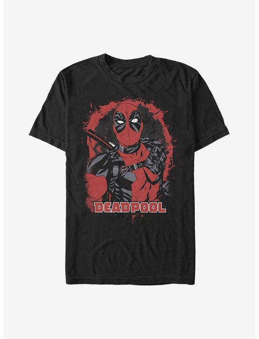 Marvel Deadpool Painted Deadpool T-Shirt - US 6328