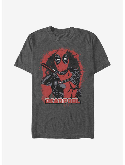 Marvel Deadpool Painted Deadpool T-Shirt - US 3216