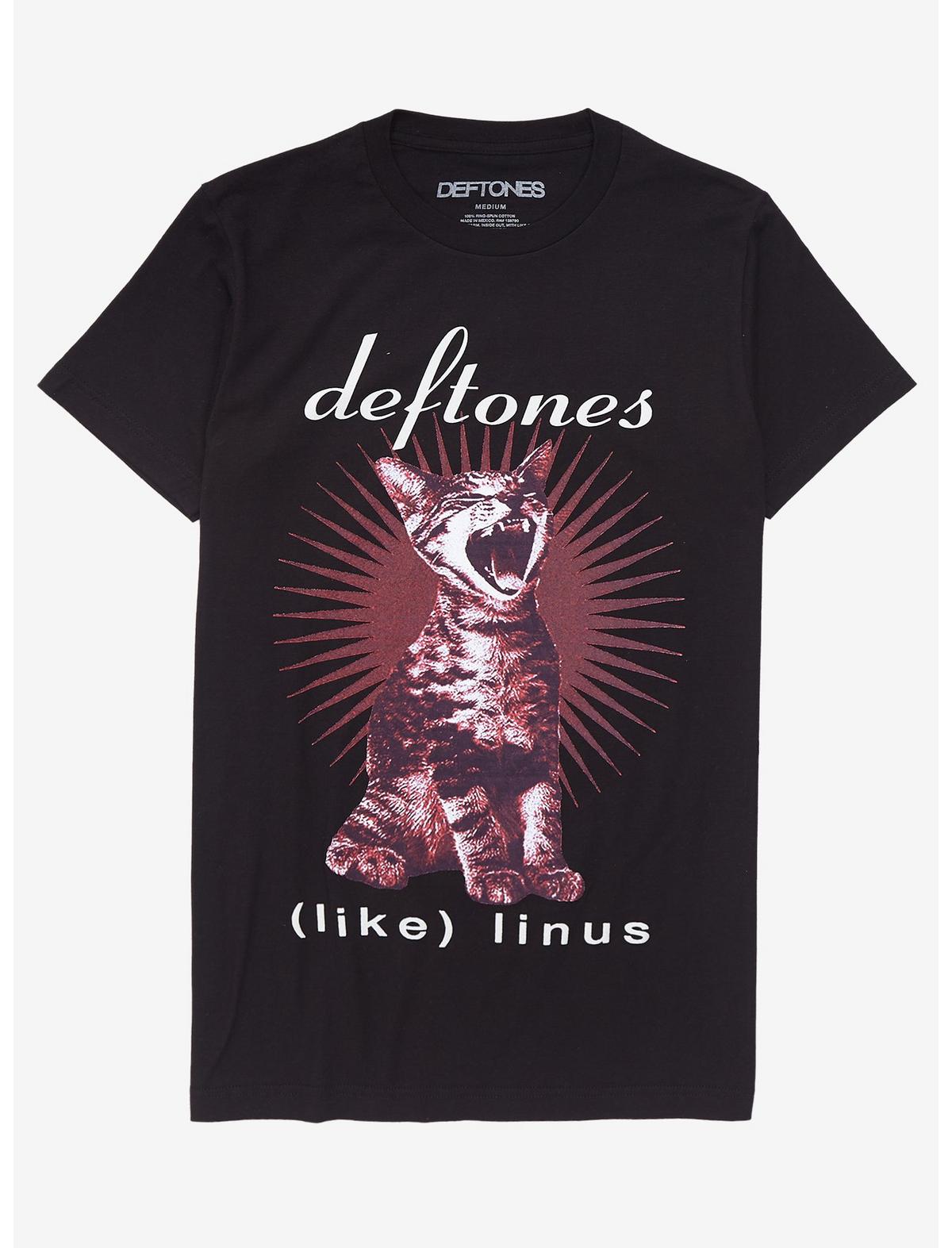 Deftones Like Linus Album Cover Boyfriend Fit Girls T-Shirt - US 9553