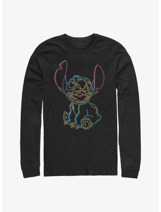 Disney Lilo & Stitch Neon Stitch Long-Sleeve T-Shirt - US 5508
