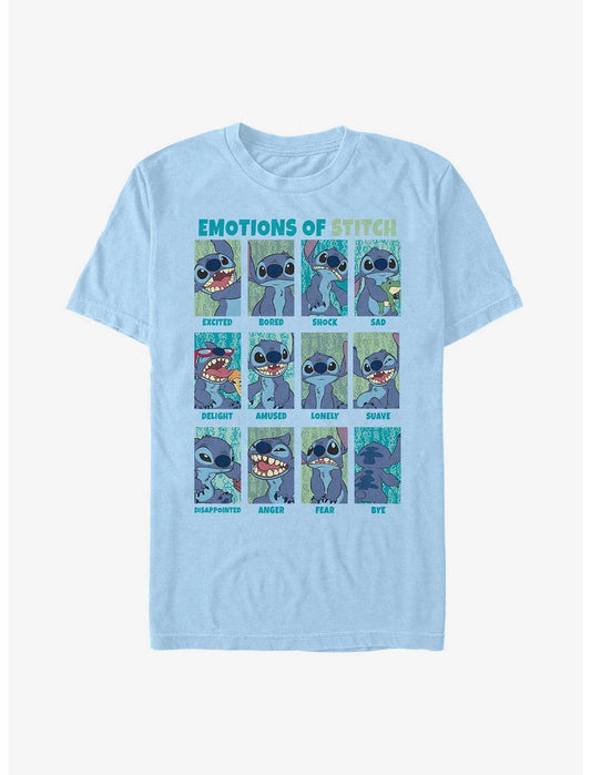 Disney Lilo & Stitch Emotions Of Stitch T-Shirt - US 1101