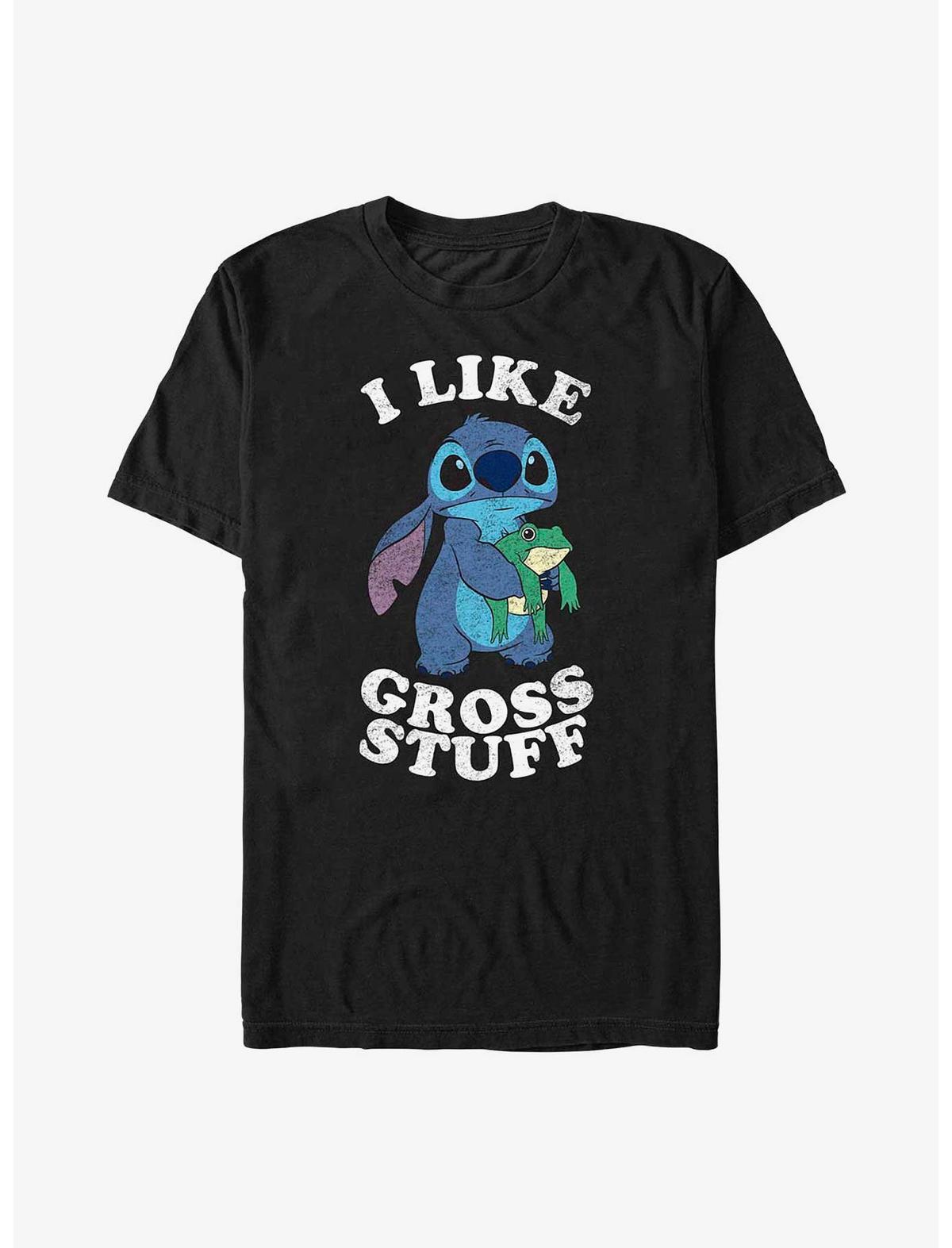 Disney Lilo & Stitch I Like Gross Stuff Stitch T-Shirt - US 8657