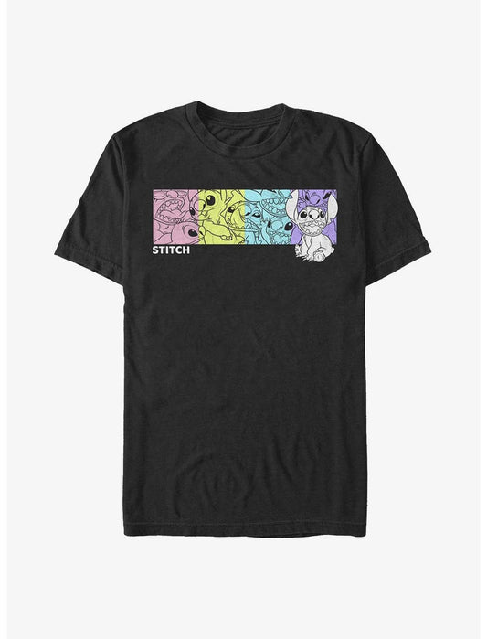 Disney Lilo & Stitch Colorful Stitches T-Shirt - US 4799