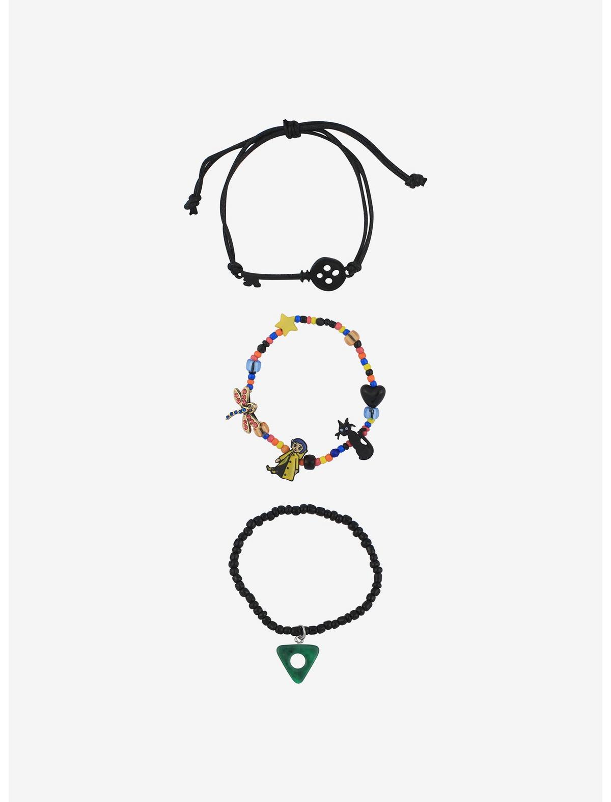 Coraline Icon Bead Bracelet Set - US 4606