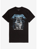 Metallica Ride The Lightning Puff Print T-Shirt - US 1187