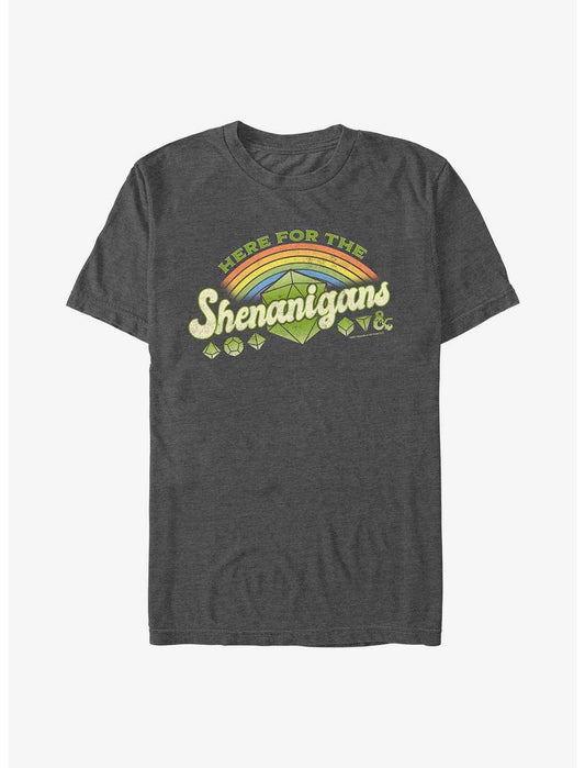 Dungeons & Dragons Here For Shenanigans T-Shirt - US 5777