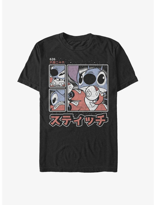 Disney Lilo & Stitch Stitch Kanji Heavyweight T-Shirt - US 7236