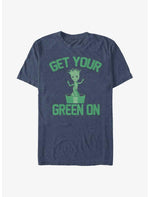 Marvel Guardians of the Galaxy Earth Day Green Groot T-Shirt - US 2316