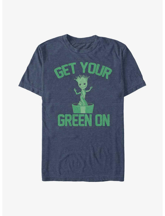Marvel Guardians of the Galaxy Earth Day Green Groot T-Shirt - US 2316