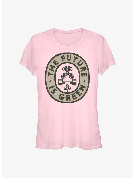 Disney Pixar Wall-E Earth Day The Future Is Green Girls T-Shirt - US 6955