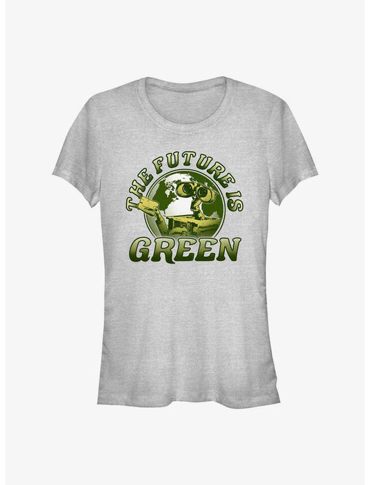 Disney Pixar Wall-E Earth Day Green Future Girls T-Shirt - US 9155