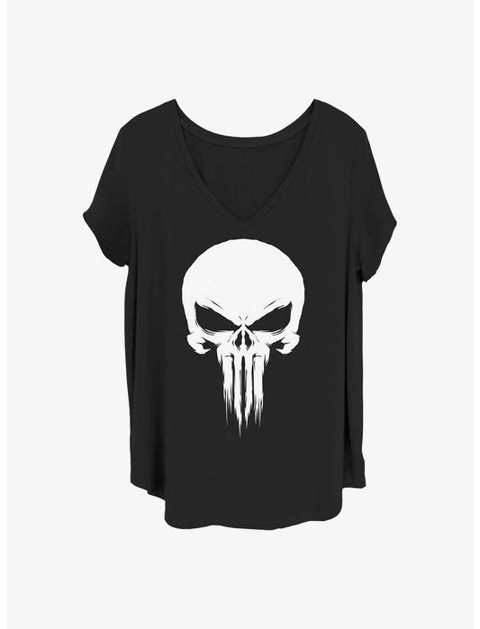 Marvel Punisher Skull Girls T-Shirt Plus Size - US 0969