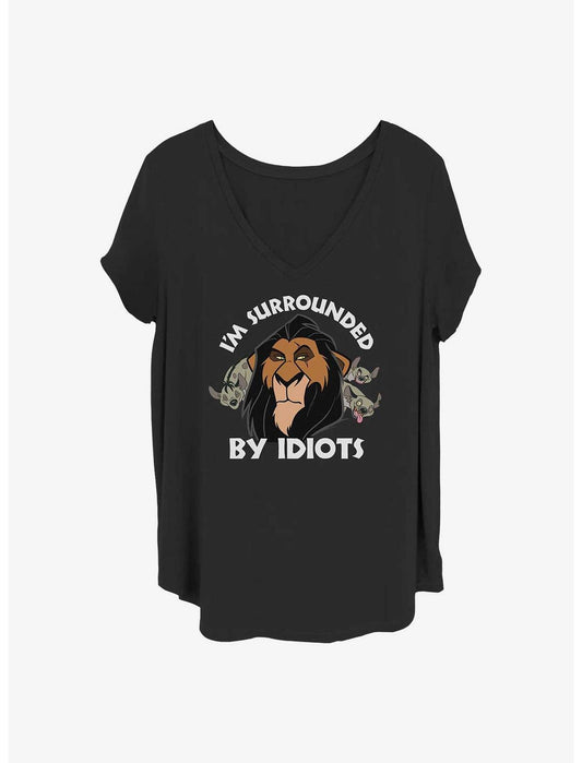 Disney The Lion King Surly Scar Girls T-Shirt Plus Size - US 5465