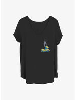 Disney Pixar Toy Story Pocket Print Girls T-Shirt Plus Size - US 6740