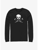 Jackass Skull Logo Long Sleeve T-Shirt - US 9088