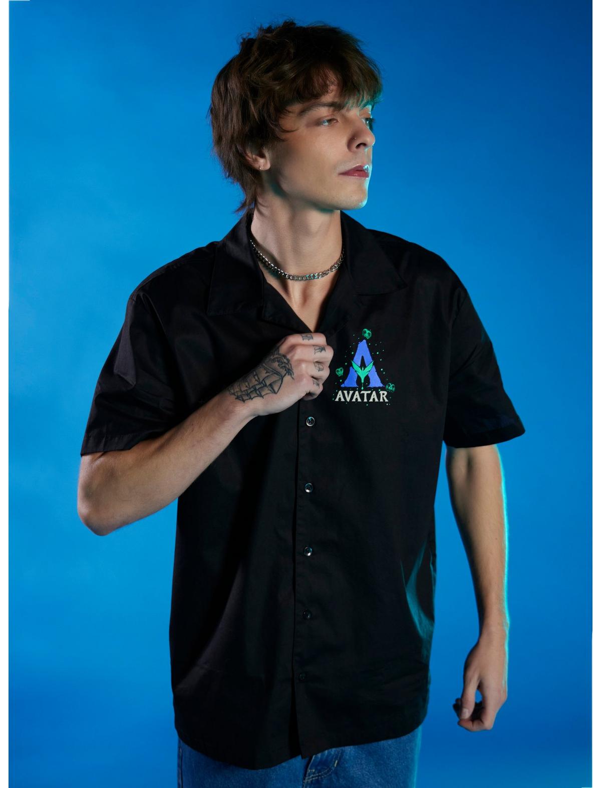 Avatar: The Way Of Water Logo Woven Button-Up - US 4702