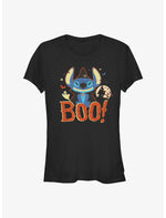 Disney Lilo & Stitch Boo Stitch Girls T-Shirt - US 7654