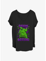 Disney The Nightmare Before Christmas Oogie Boogie Christmas Girls T-Shirt Plus Size - US 9179