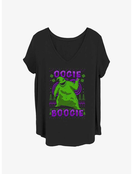 Disney The Nightmare Before Christmas Oogie Boogie Christmas Girls T-Shirt Plus Size - US 9179