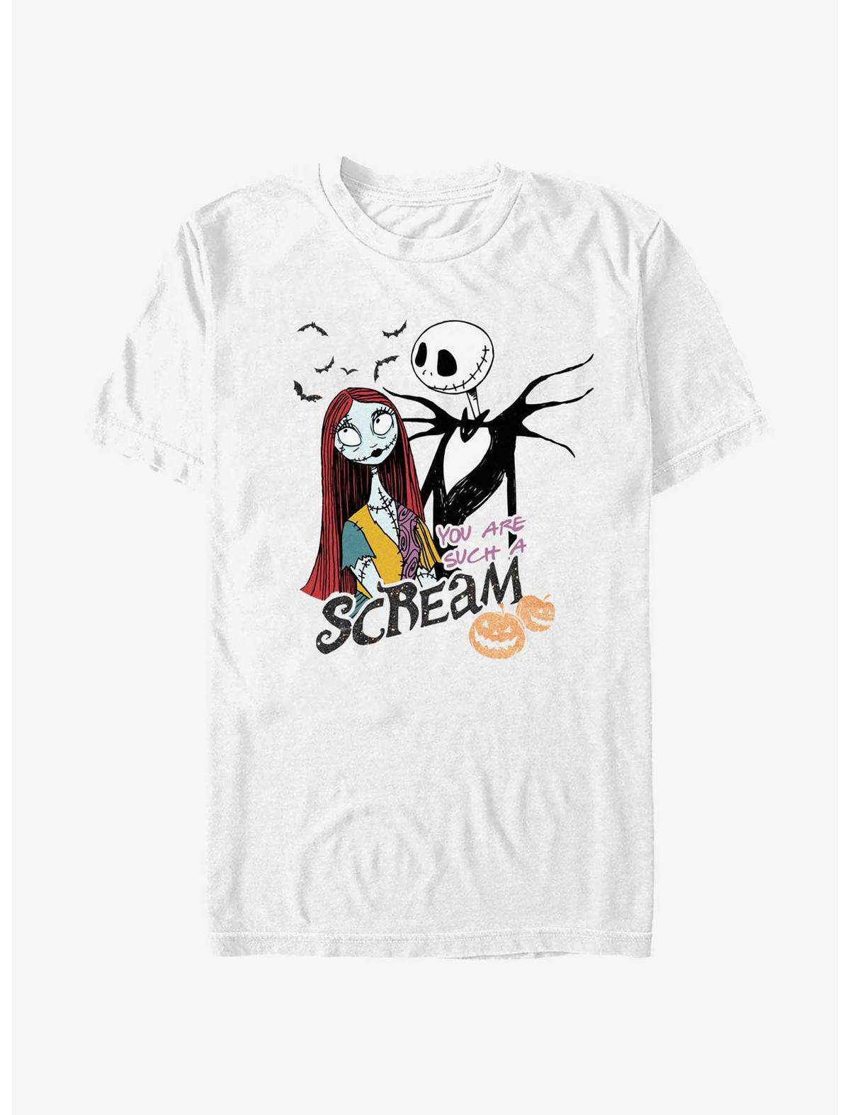 Disney The Nightmare Before Christmas Jack And Sally You Are Such A Scream T-Shirt - US 9314