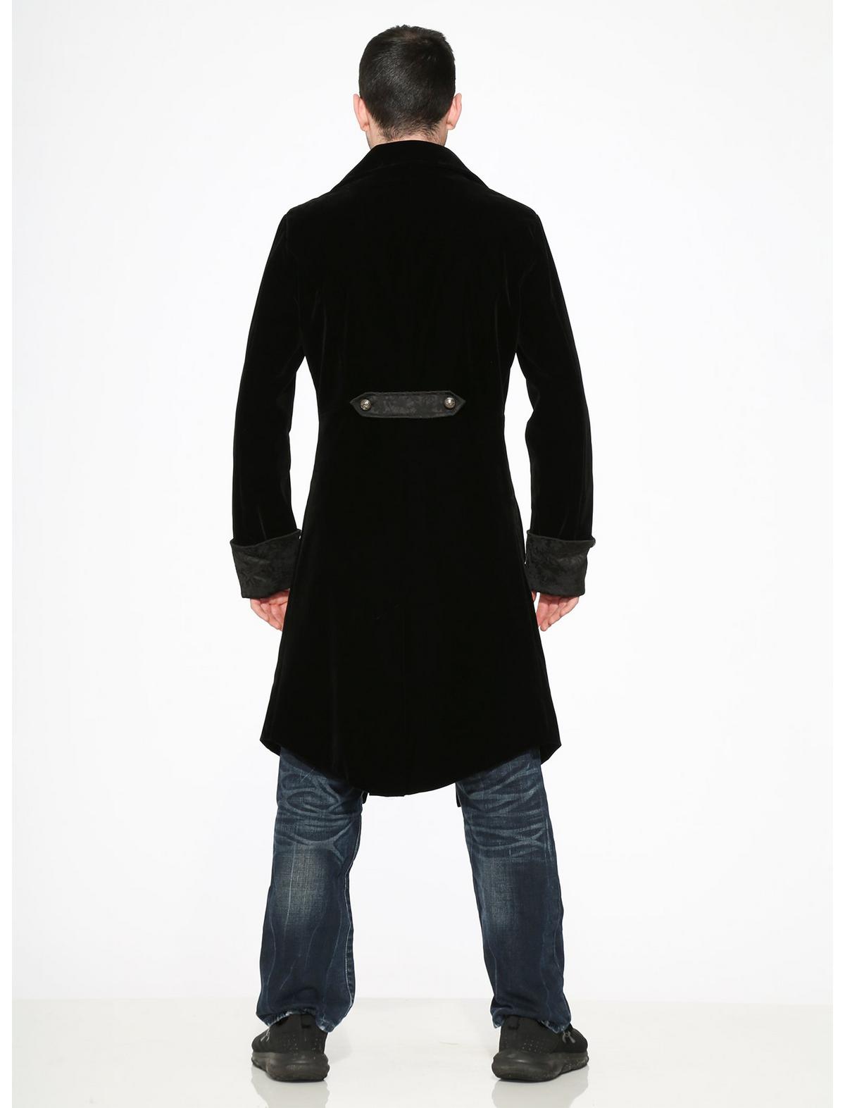 Black Velvet Mens Coat - US 2232