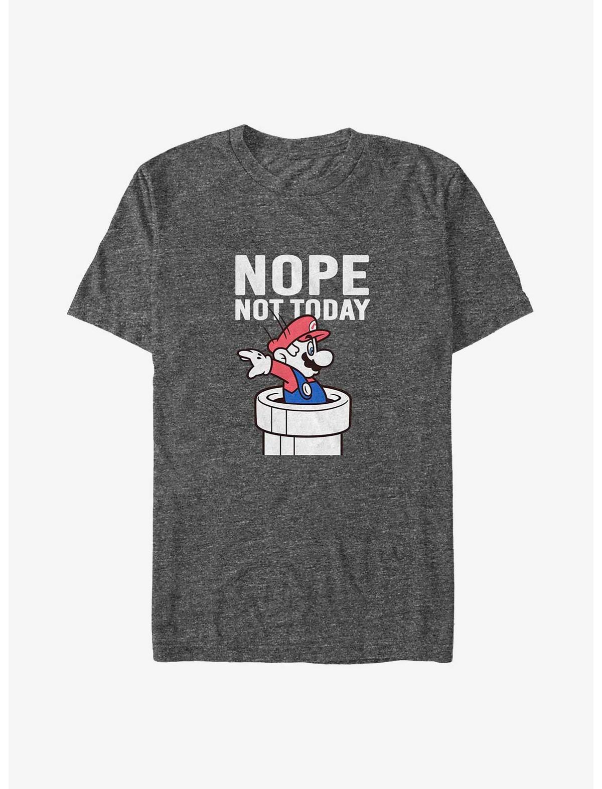 Mario Nope Not Today Big & Tall T-Shirt - US 8917