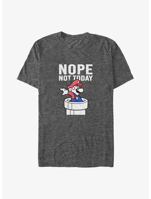 Mario Nope Not Today Big & Tall T-Shirt - US 8917