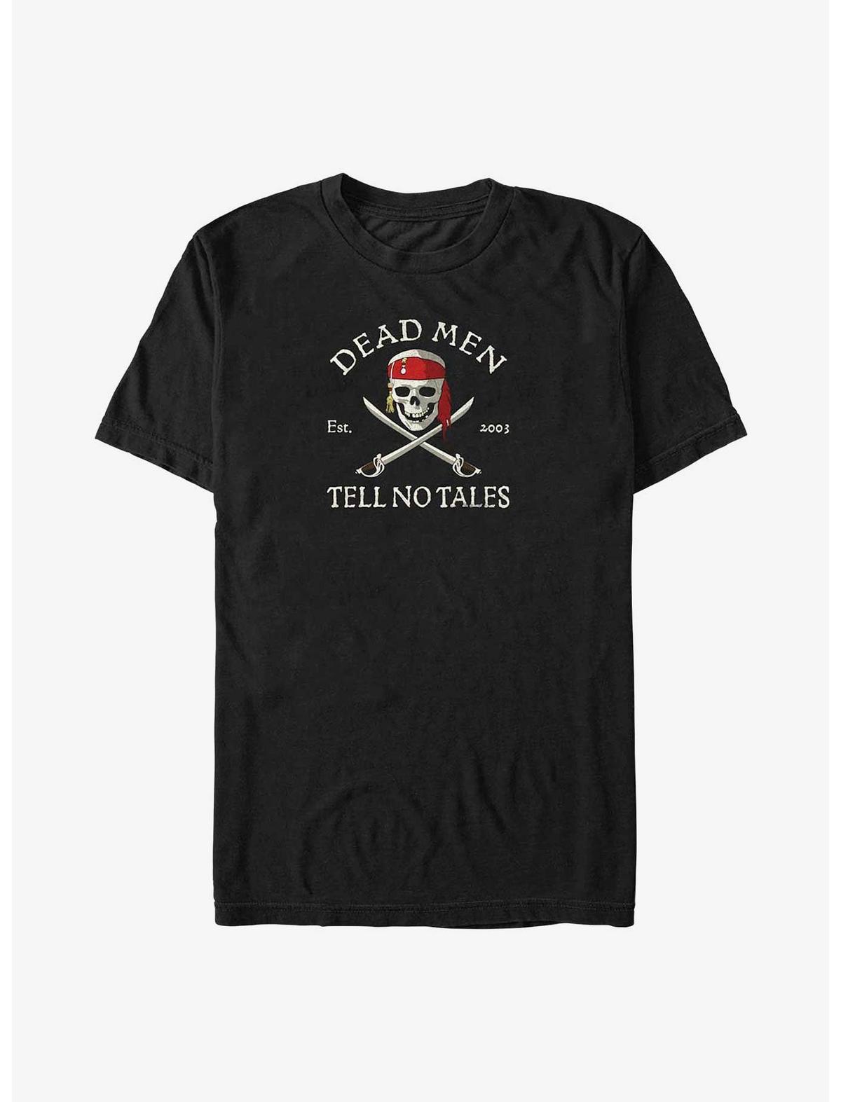 Disney Pirates of the Caribbean Dead Men Tell No Tales Big & Tall T-Shirt - US 5325