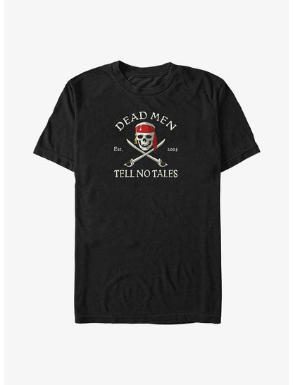 Disney Pirates of the Caribbean Dead Men Tell No Tales Big & Tall T-Shirt - US 5325
