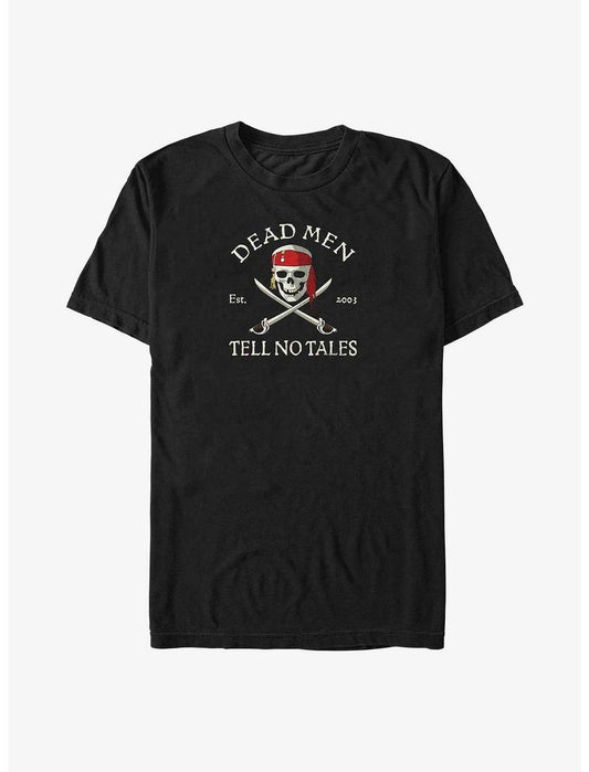 Disney Pirates of the Caribbean Dead Men Tell No Tales Big & Tall T-Shirt - US 5325
