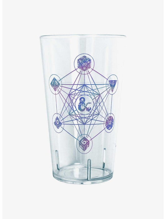 Dungeons & Dragons 6 Die Geometric Logo Tritan Cup - US 9103