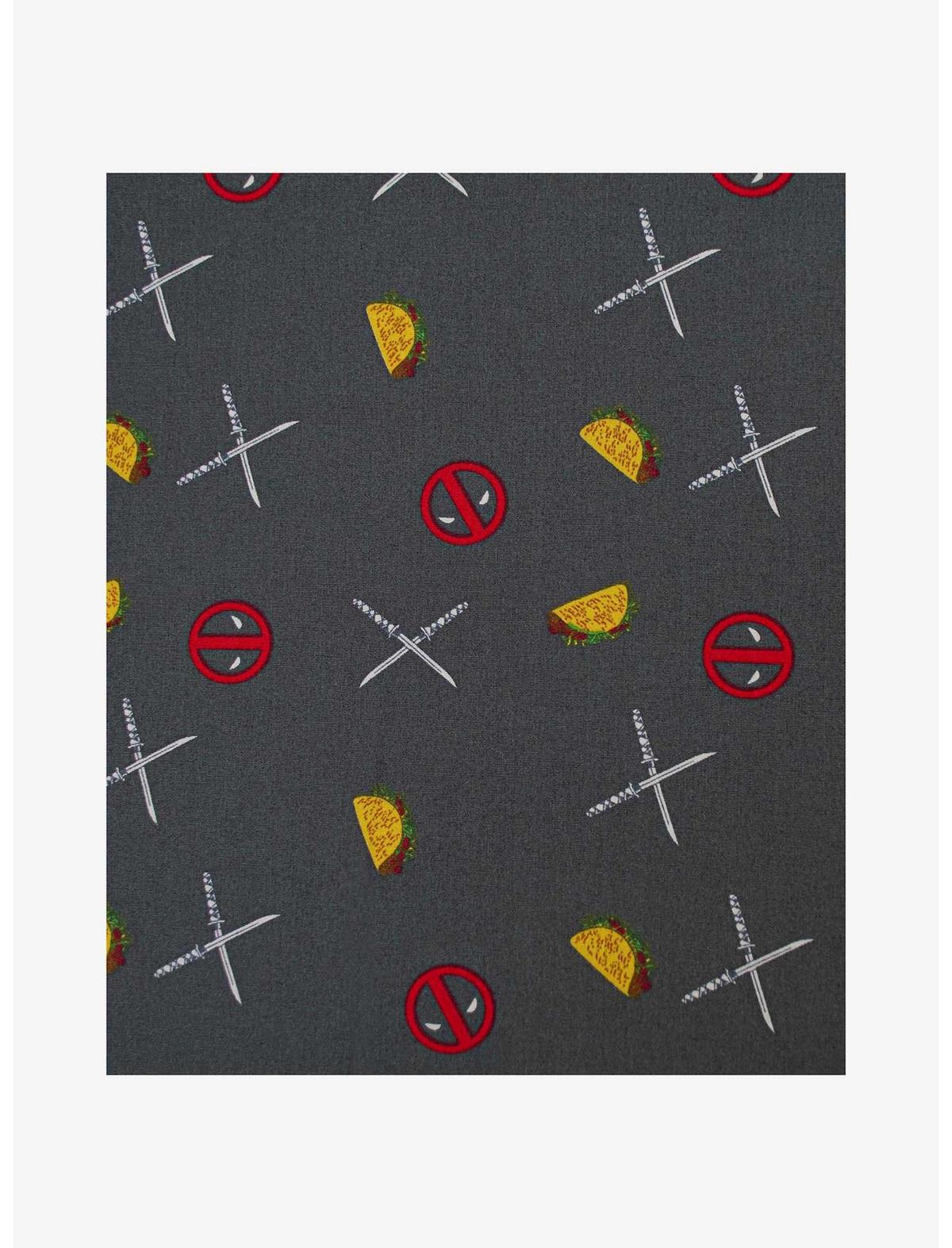 Marvel Deadpool Taco Party Woven Button-Up - US 4572
