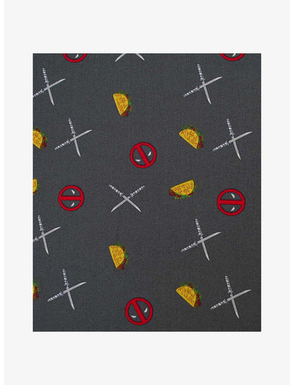 Marvel Deadpool Taco Party Woven Button-Up - US 4572
