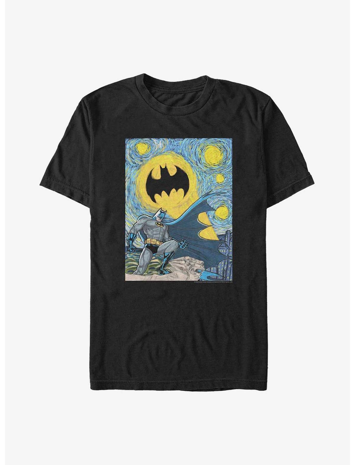 DC Comics Batman Starry Night Gotham Big & Tall T-Shirt - US 6355