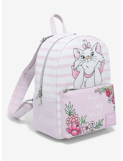 Loungefly Disney The Aristocats Marie Stripe Mini Backpack - US 2506