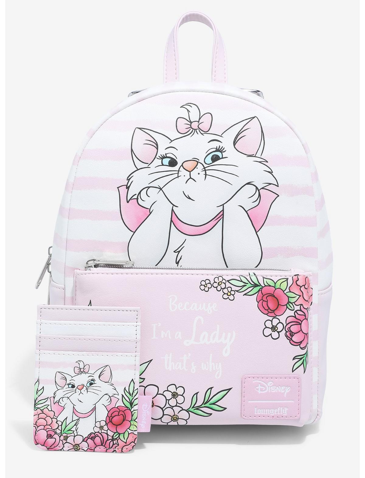 Loungefly Disney The Aristocats Marie Stripe Mini Backpack - US 2506