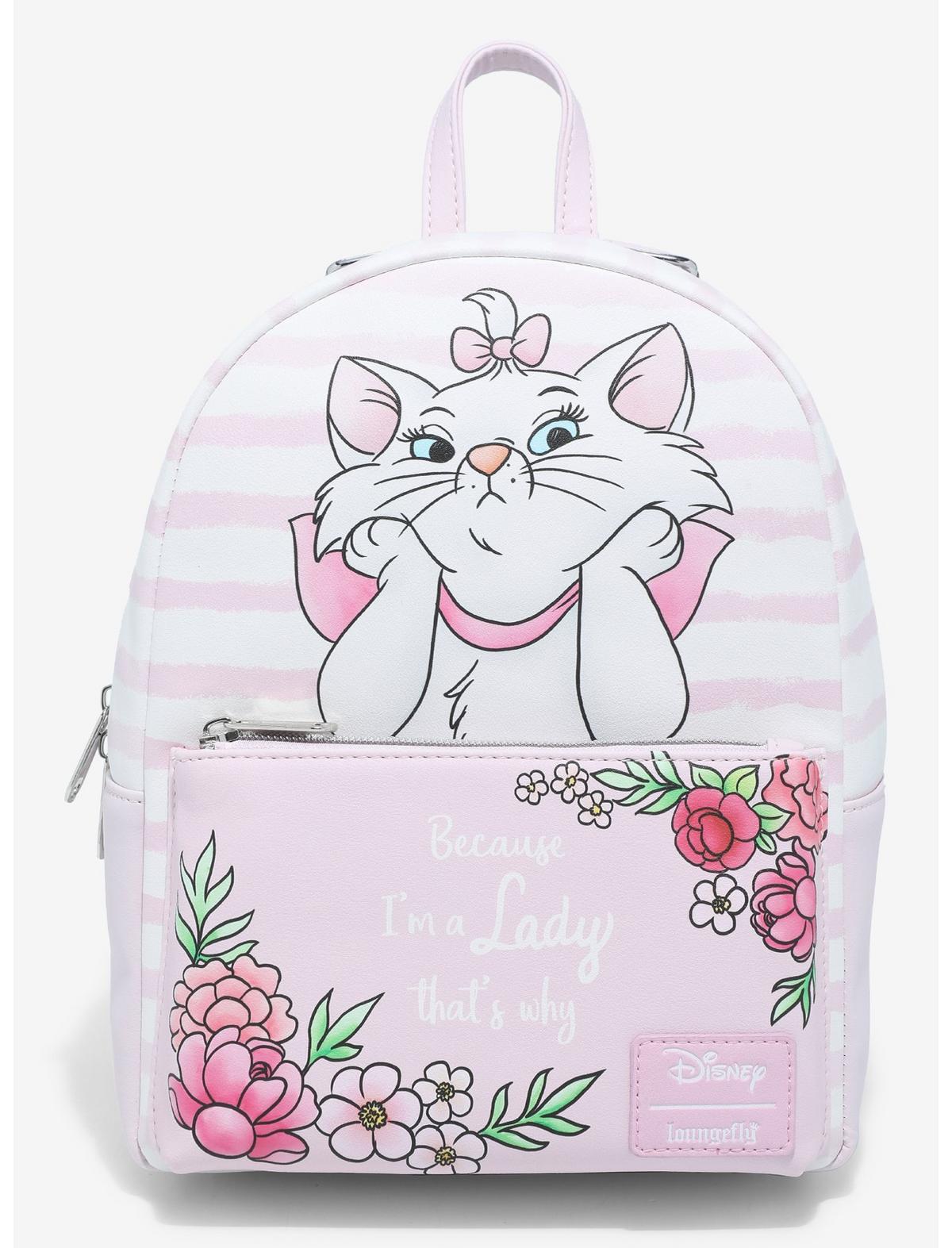 Loungefly Disney The Aristocats Marie Stripe Mini Backpack - US 2506