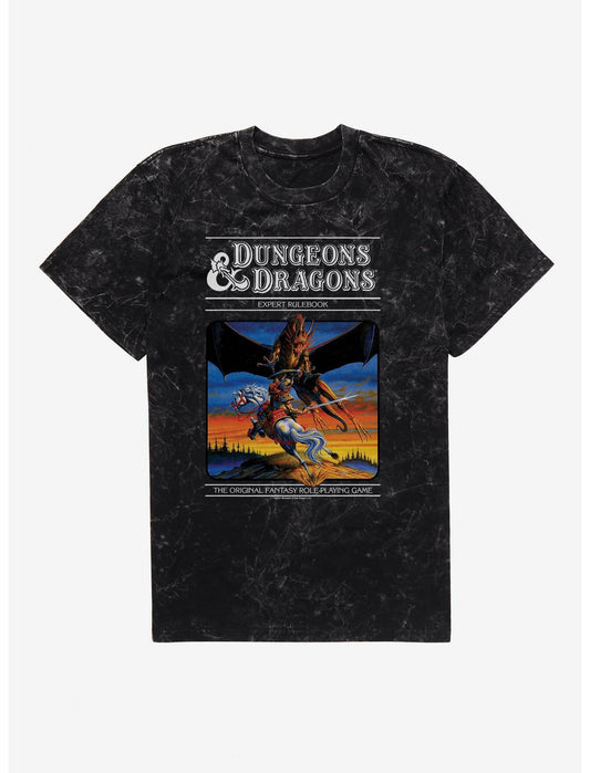 Dungeons & Dragons Vintage Expert Rulebook Mineral Wash T-Shirt - US 0761