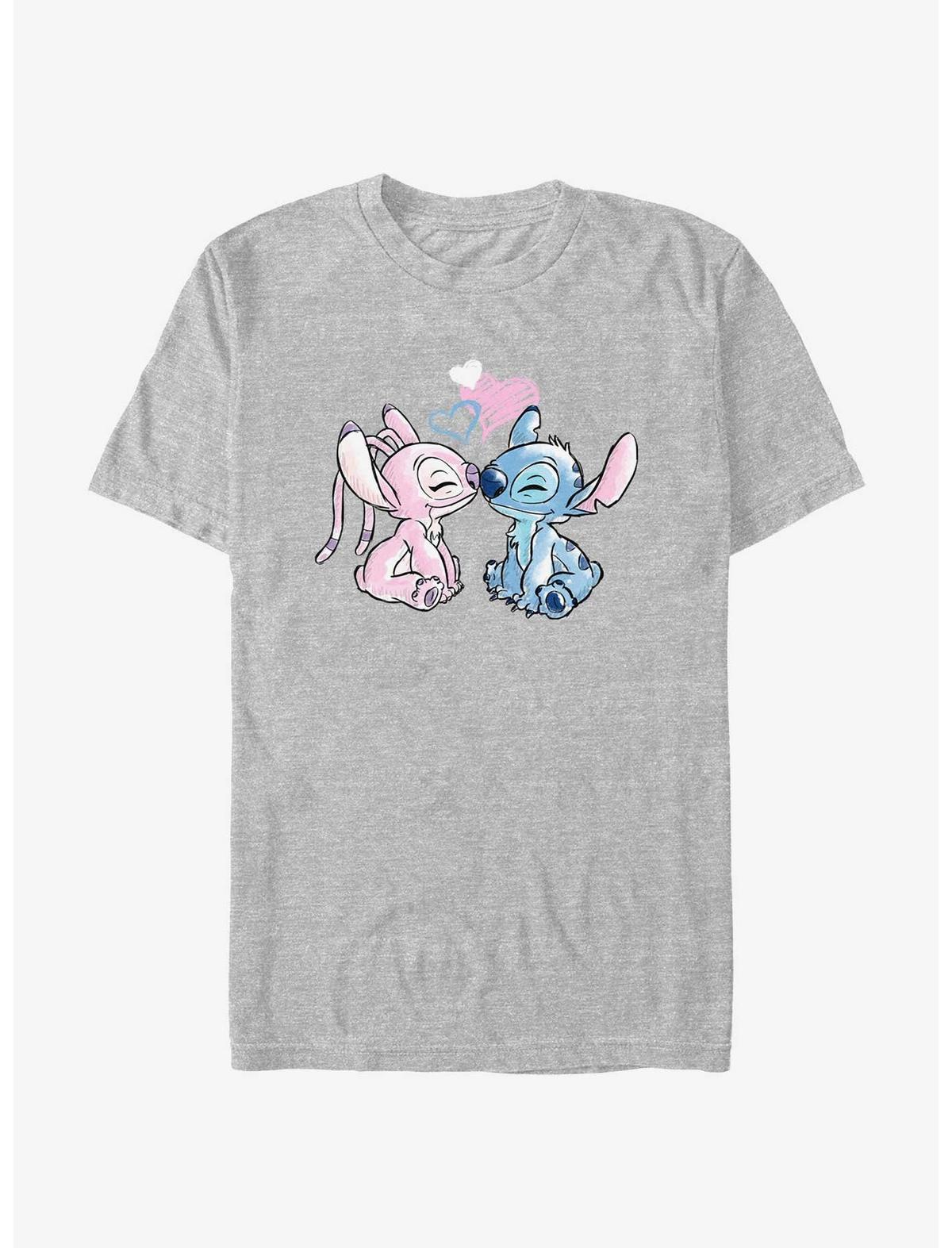 Disney Lilo & Stitch Angel Loves Stitch T-Shirt - US 5345