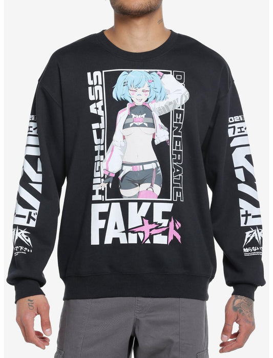 Fake Nerd Zyla Degenerate Sweatshirt - US 7169