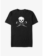 Jackass Skull and Crutches Logo Big & Tall T-Shirt - US 3799