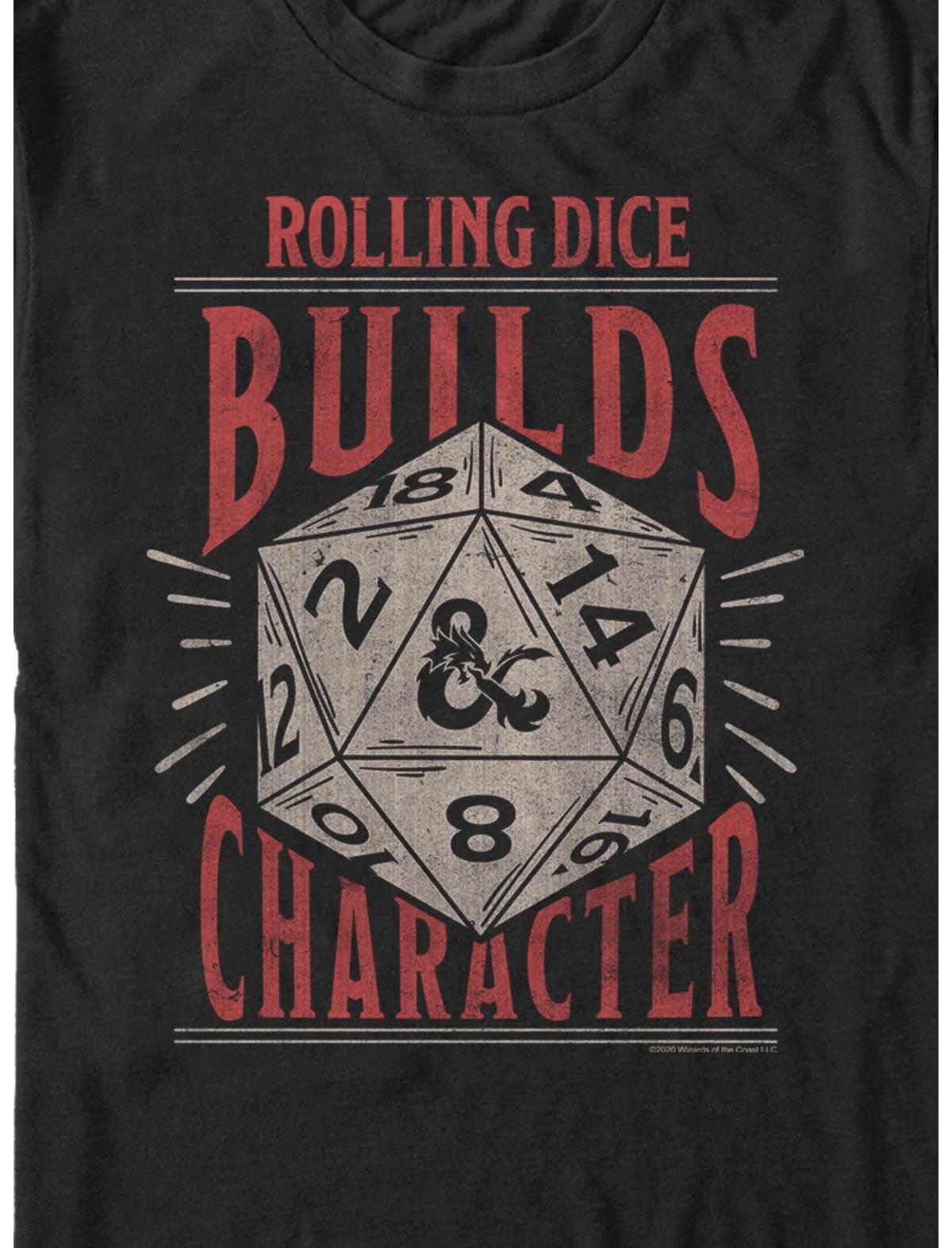 Dungeons & Dragons Building Character Big & Tall T-Shirt - US 4812