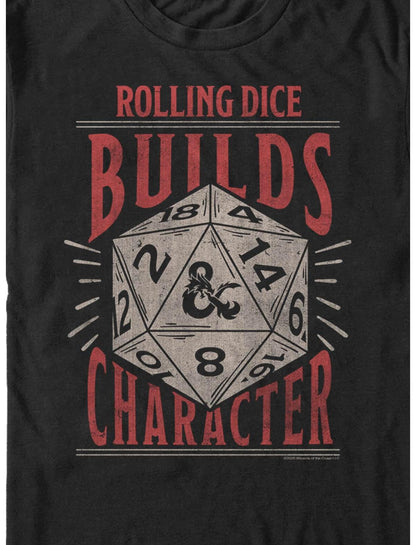 Dungeons & Dragons Building Character Big & Tall T-Shirt - US 4812