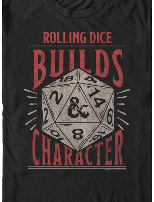 Dungeons & Dragons Building Character Big & Tall T-Shirt - US 4812