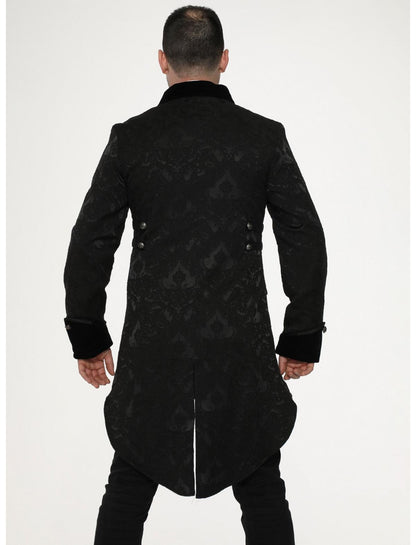 Black Pirate Mens Coat - US 4166
