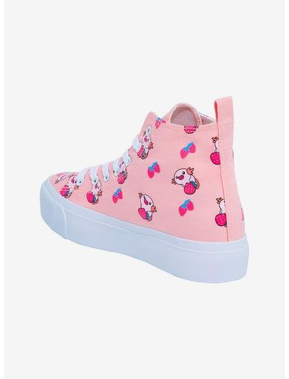Axolotl Strawberry Hi-Top Platform Sneakers - US 1059