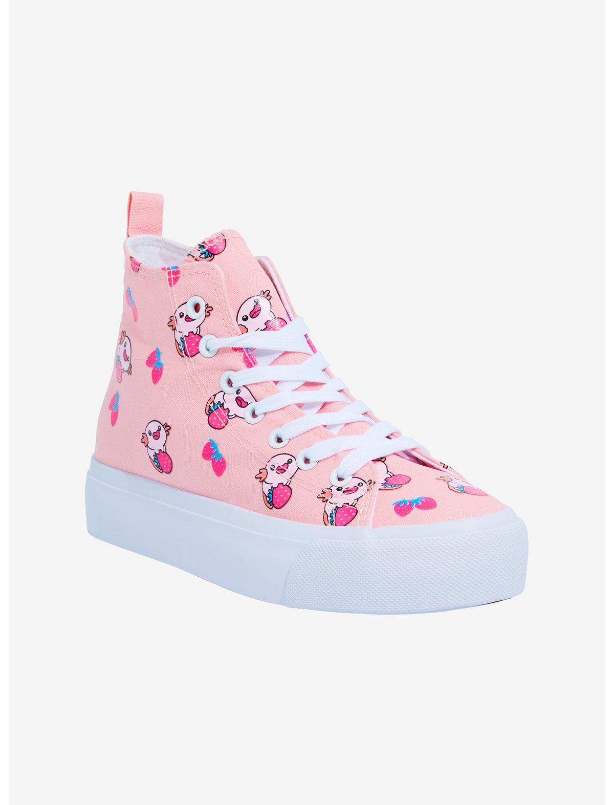 Axolotl Strawberry Hi-Top Platform Sneakers - US 1059