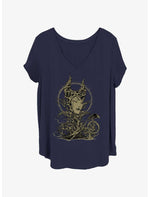 Disney Maleficent The Gift Giver Girls T-Shirt Plus Size - US 7012
