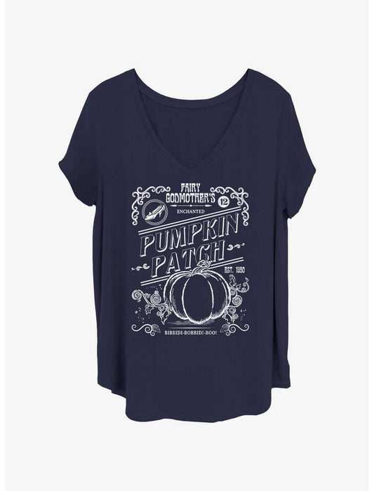 Disney Cinderella Midnight Pumpkin Patch Girls T-Shirt Plus Size - US 0228
