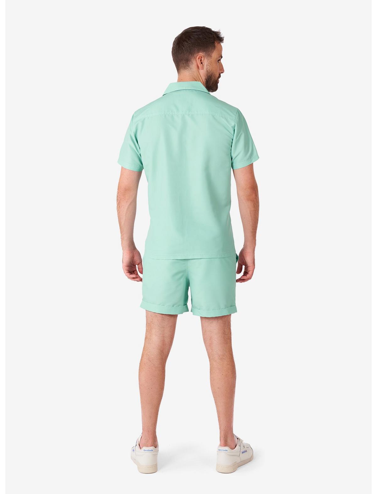 Magic Mint Summer Button-Up Shirt and Short - US 5478